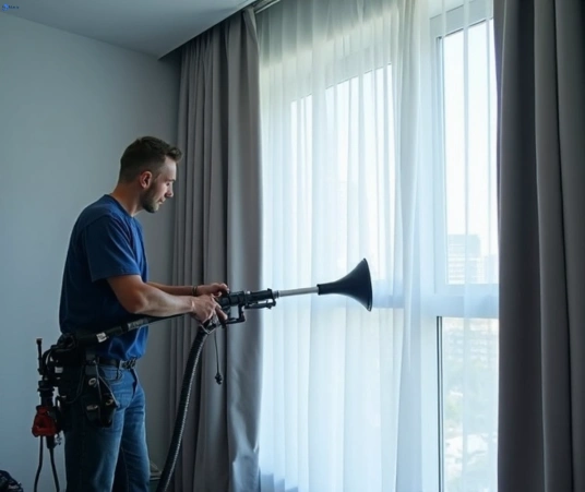 Professional commercial curtain cleaning process equipment Matty Curtain Cleaning lalor-vic