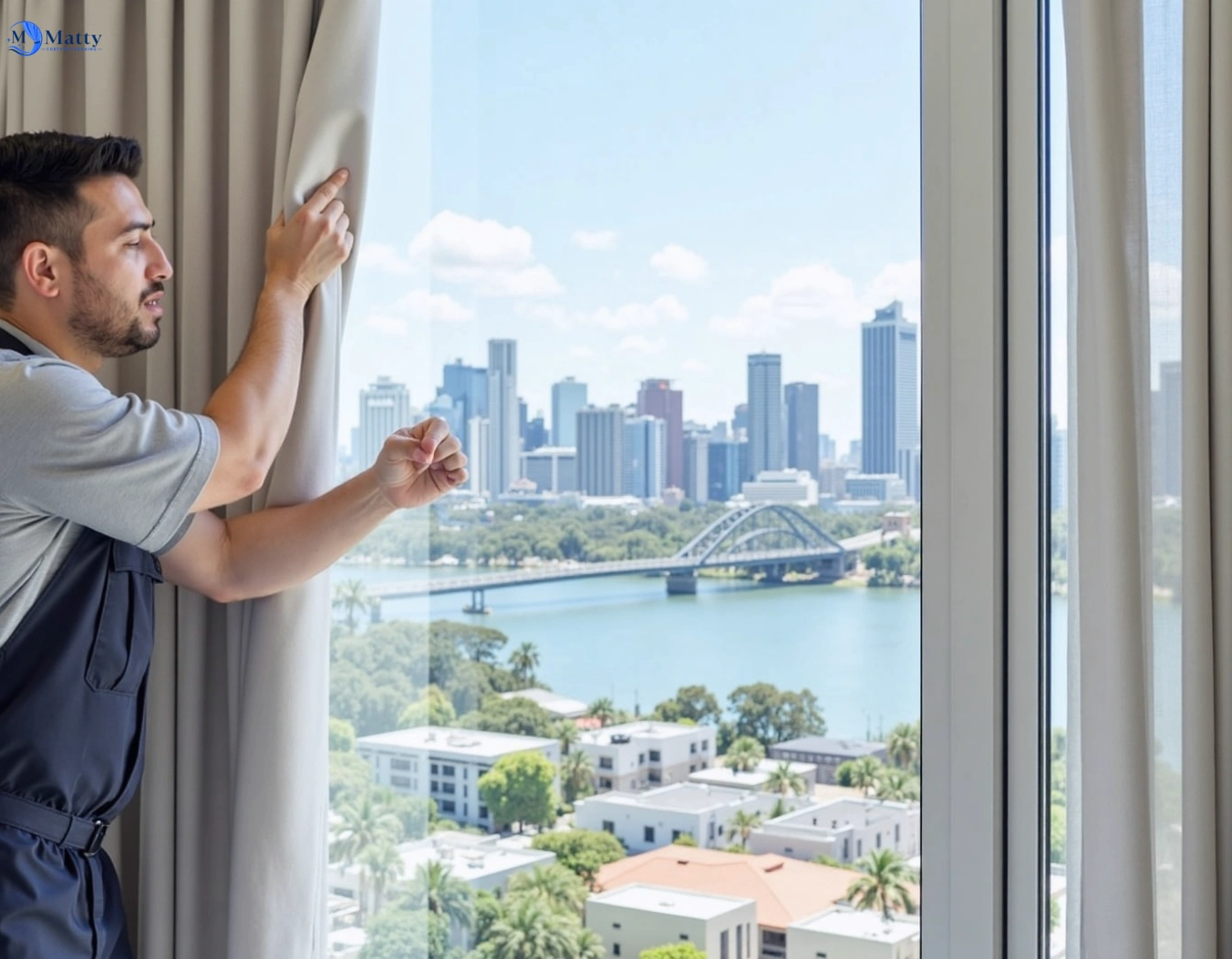 Professional curtain steam cleaning service lalor-vic QLD by Matty Curtain Cleaning